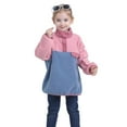 thumbnail image 2 of Girls Boys Sweatshirt Half Zip Snap Buttons Pullover Sweatshirt Lightweight Casual Long Sleeve Pullover Fall Clothes Outfits 2025 - Pink,4-5 Years, 2 of 9