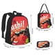 thumbnail image 2 of Easygdp Sushi Mochila para Niños y Niñas con Set de Caja de Almuerzo y Estuche para Lápices 3 en 1, Mochila Escolar Estampada para Adolescentes, 2 of 7