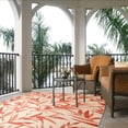 thumbnail image 4 of Safavieh Courtyard Alannis Botanical Indoor/Outdoor Area Rug, Beige/Terracotta, 4' x 5'7", 4 of 11