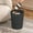Black, variant on Plastic Small Trash Can Wastebasket for Bathrooms, Kitchens, Offices - Garbage Container Basket for Laundry Room, Kids Rooms, Dorms - 2025 Update