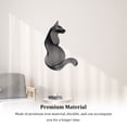 thumbnail image 4 of Wosthever Adornos de silueta en forma de gato, escultura de artes del hierro, estaca de jardín, accesorios de diseño de vacaciones, decoración Decoración del hogar, 4 of 6