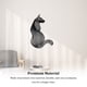 thumbnail image 4 of Naiovety Adornos de silueta de gato estaca de escultura de hierro negro decorativo jardín fiesta en casa diseño de vacaciones accesorios Decoración del hogar, 4 of 6