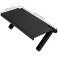 thumbnail image 1 of 1 estante superior para TV, estante ajustable para TV estante de almacenamiento de plataforma fuerte, consola de juegos, enrutador (negro, 33 x 16 x 2,5 cm), 1 of 2