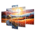 thumbnail image 2 of Designart "Barn Quiet Sanctuary painting" Farmhouse Metal Wall Décor Set, 2 of 5