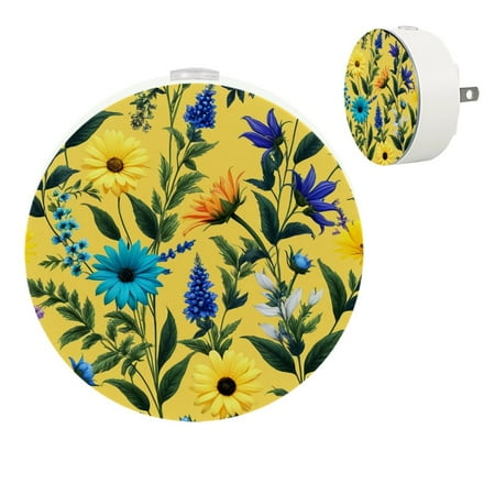 

YZUOUZY Night Light Small Lamp Small Bedside Lamps Set of 2 Daisy Babysbreath Marguerite Flowers