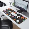 thumbnail image 2 of Long Mouse Pads for Desk,Colorful Halloween Icons Pattern Desk Mats on Top Of Desks, Desk Mouse Pad Extra Large with 3mm Non-Slip Base and Stitched Edge for Gaming,Office,Work,Home 31.5"x11.8", 2 of 6