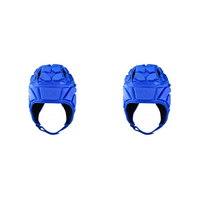 Naiovety Cascos de fútbol de seguridad deportiva para adultos, protección anticolisión, protector de cabeza transpirable para ejercicio de fútbol, Azul L 2piezas Naiovety CBP212954