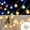 A2267 christmas decorations under 5$, variant on LED Lights under $5! Cagogo Christmas Decoration LED Light Dandelionss, Ball Light String for Bedroom Outdoor, Solar Wedding Star Net Red Small Colored Lights, Fairy Light Decor, Holiday Lighting