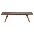 thumbnail image 4 of Bare Decor  Admiral Wood Dining Bench with Steel Frame, 47", 4 of 5