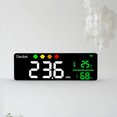 thumbnail image 4 of Noise Measuring Instrument Digital Decibel Sound Meter Temperature Meter Humidity Meter 3-in-1 Detector Indoor Wall Mounted Large Screen Tester, 4 of 7