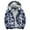 Blue, variant on Jakets for Men Hooded Fleece Pullover Warm Winter Fuzzy Sherpa Lined Camouflage Jackets Coat