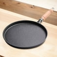 thumbnail image 2 of WLIZJ Frying Pan Under $20 20Cm Diameter Cast Iron Frying Pan, Pig Iron Frying Pan, Uncoated Non-Stick Pancake, Hand-Grabbed Pancake Pan, Pizza Baking Pan, 2 of 10