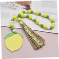 thumbnail image 3 of IFANLANDOR 1Pack Rustic Wood Bead String Festive Atmosphere Diy Tassel Ornament 1.6In Multi Color, 3 of 8