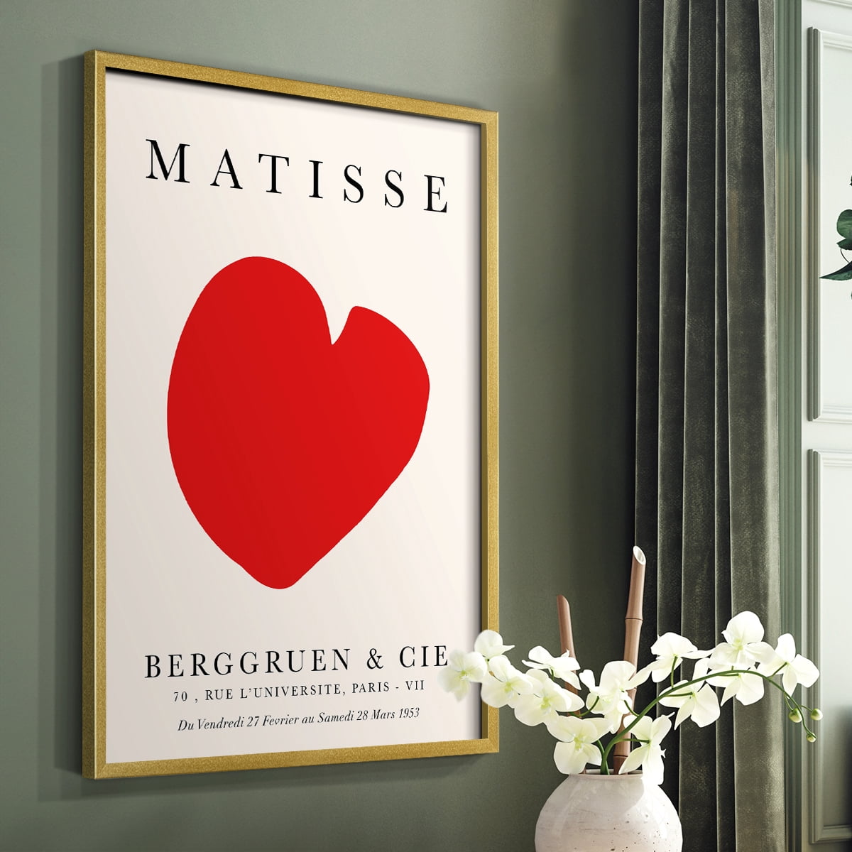 Matisse CCXVIII in Solid Wood 16 x 20 Framed Print