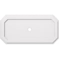 thumbnail image 1 of Ekena Millwork CMP38X19ED-02000 2 in. ID x 13.25 in. Rectangle Emerald Architectural Grade PVC Contemporary Ceiling Medallion, 1 of 1