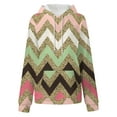 thumbnail image 3 of Pntutb - Blusa de manga larga con bolsillo estampado a la moda para mujer, tops casuales, sudaderas con capucha Pntutb Pntutb-4212, 3 of 4