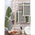 thumbnail image 2 of Sage Green Kitchen Dish Towels for Drying Dishes Set of 3, Modern Painting Farmhouse Striped Abstract Art Waffle Weave Microfiber Hand Tea Bathroom Towels Quick Dry & Absorbent Towel 15.7x23.6, 2 of 7