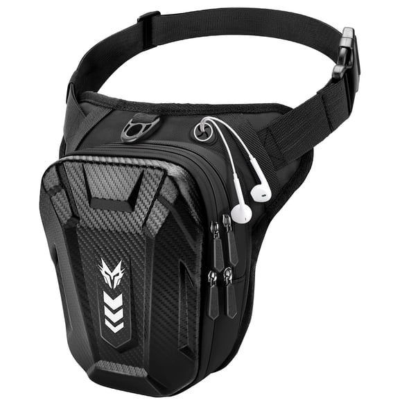 Bolsa de muslo ISEYOU, bolsa de pierna caída para mujer y hombre, bolsa de moto