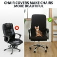 thumbnail image 3 of Office Chair Cover with Durable Universal Washable Chair Slipcovers Anti-dust Soft Desk Chair Seat Protector, 3 of 6