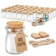 thumbnail image 1 of Ritayedet Paquete de 40 frascos de vidrio para regalos con tapa de corcho, botellas pequeñas de vidrio de 3.4 oz para regalos de boda, regalos de fiesta de baby shower, frascos de regalo para dulces,, 1 of 8