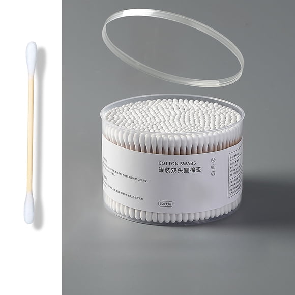 Hisopo De Algodón Cosmético Hisopos De Algodón Higiénicos 500 Piezas Hisopo De Algodón Desechable De Doble Punta Hisopo De Algodón Cosmético Higiénico Para El Hogar 500