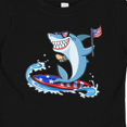 thumbnail image 4 of Inktastic Fourth of July Shark Surfing Boys or Girls Baby T-Shirt, 4 of 5