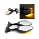 thumbnail image 2 of Led Rearview Mirror Motorcycle Mirror Indicator Mirror Turn Signal For Hondas Ninja, 2 of 5