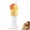 Red, variant on Kids Water Bottle Spout Conversion Cap with Straw, Spill-Proof Silicone Flip-Top Adapter, Universal Reusable Fit for Juice & Beverages
