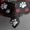 thumbnail image 5 of Paw Prints and Bones Square Tablecloth,Waterproof Square Table Cover,Wipeable Spillproof Washable Table Cover for Home Kitchen Party Decor 52"x52"(132x132cm), 5 of 6