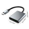 thumbnail image 3 of Lector de tarjetas 2 en 1 tipo C Lector de tarjetas de memoria de alta velocidad 5Gps para dispositivos USB C, 3 of 8