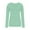 Green, variant on Olyvenn Womens Long Sleeve Shirts Scoop Neck Tops Stretch Fitted Undershirt Fall Fashion Lightweight Basic Thermal Tee Rose Gold S