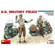 1/35 US Military Police (2) w/Motorcycles