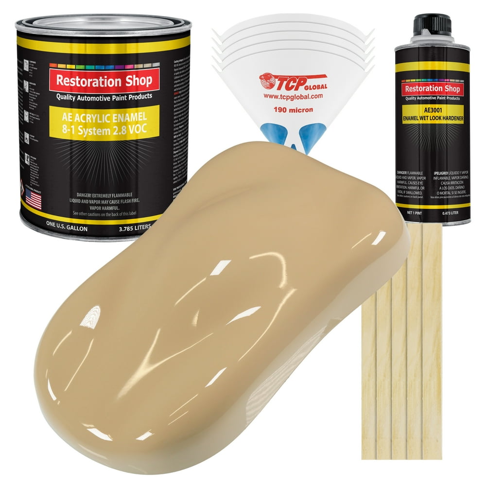 Restoration Shop Shoreline Beige Acrylic Enamel Auto Paint, Complete