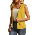 thumbnail image 5 of Women's Vests Sleeveless Blazers for Women Suit Jackets Dressy Business Casual Outfits for Work Casual, 5 of 8
