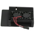 thumbnail image 2 of Wchiuoe Coque de Protection en Alliage d'Aluminium pour Raspberry Pi 4B Coque Noire, 2 of 8
