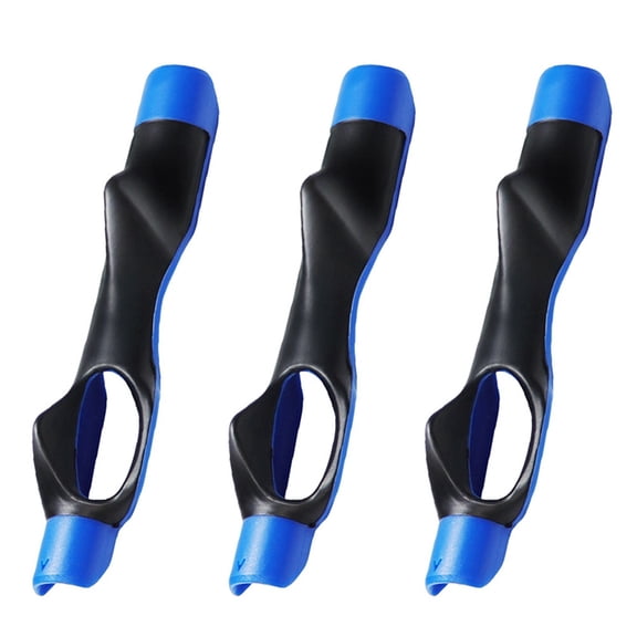 3X Golf Grip Training Aid Golf Club Handle for Swing Grip Trainer Left Right Hand Practice Aid,Blue