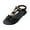 Black, variant on Dress Sandals For Women Women's Everyday Comfort Sandals Open Toe Flat On Casual Summer Wear,Black