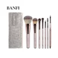 thumbnail image 1 of Juego de 7 brochas de maquillaje para rostro y mujer, juego de brochas de maquillaje, aplicador de sombra de ojos, 1 of 4
