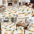 thumbnail image 6 of 5x7 Area Rugs for Living Room, Orange Pineapples Non Slip Area Rugs for Kitchen Bedroom Entryway, Summer Tropical Fruits Modern Washable Carpet Runner Rug Floor Mats for Bedroom Home Decor, 6 of 9