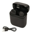thumbnail image 1 of Micrófono Lavalier inalámbrico reducción de ruido Plug and Play Clip en micrófono de solapa con estuche de carga para Android para IOS negro, 1 of 8