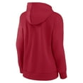 thumbnail image 3 of Women's Fanatics Scarlet San Francisco 49ers Iconic Cotton Fleece Checklist Pullover Hoodie, 3 of 3