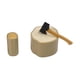 thumbnail image 2 of Set de hacha y estaca de madera a escala 1:12. Accesorios de jardín. Set de regalo para micro paisajes. Marrón claro, 2 of 9