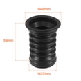thumbnail image 2 of Uxcell Washing Machine Drain Pipe Seal Silicone Sealing Plug Ring 59mm Black, 4 Pack, 2 of 5