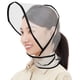 thumbnail image 4 of BRIGHTFUFU 2 gorros de lluvia con visera, transparentes, impermeables, para proteger el peinado, de plástico, para mujeres y niñas., 4 of 7