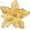 Gold, variant on 7Pcs Poinsettia Flowers Picks Artificial Glitter Poinsettia Flowers with Stems Christmas Tree Wreath Ornaments for Home Kichen Decorations(Royal Blue)