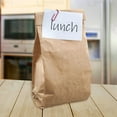 thumbnail image 6 of [400 Count] Mini Brown Kraft Paper Bag (2 lb) Small - Paper Lunch Bags, Small Snacks, Gift Bags, Grocery, Merchandise, Party Bags (4 5/16" x 2 7/16" x 7 7/8") (2 Pound Capacity) by EcoQuality, 6 of 6