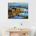 thumbnail image 2 of Nawypu Stockholm Sweden Pictures Canvas Wall Art Landscape Poster Prints Wall Decor、For Living Room Bedroom Office, 2 of 4