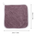 thumbnail image 2 of Luxshiny 8Pcs Versatile Fuzzy Hand Towels with Loop Assorted Colors Soft Flannel for Home Use, 2 of 6