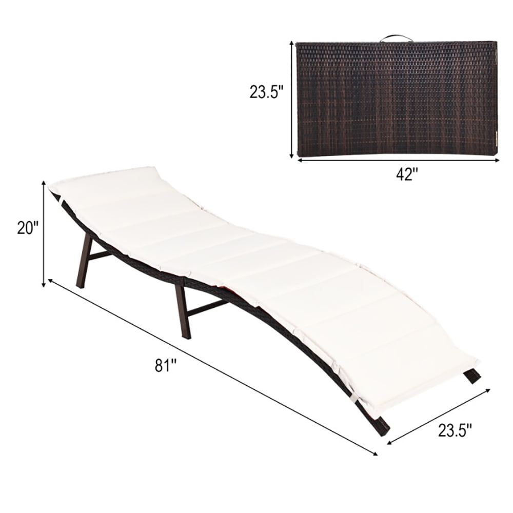 Aimee Lii 2Pcs Folding Patio Lounger Chair, Beach Lounge Chair for Outdoor, Patio Loungers Aimee Lii 2Pcs Folding Patio Lounger Chair, Beach Lounge Chair for Outdoor, Patio Loungers