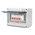 thumbnail image 5 of 4 Way Garage Shed Camper Van Caravan Consumer Unit Fuse Box with RCD and 4 x MCB, 5 of 6